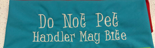 Do Not Pet, Handler May Bite Bandana