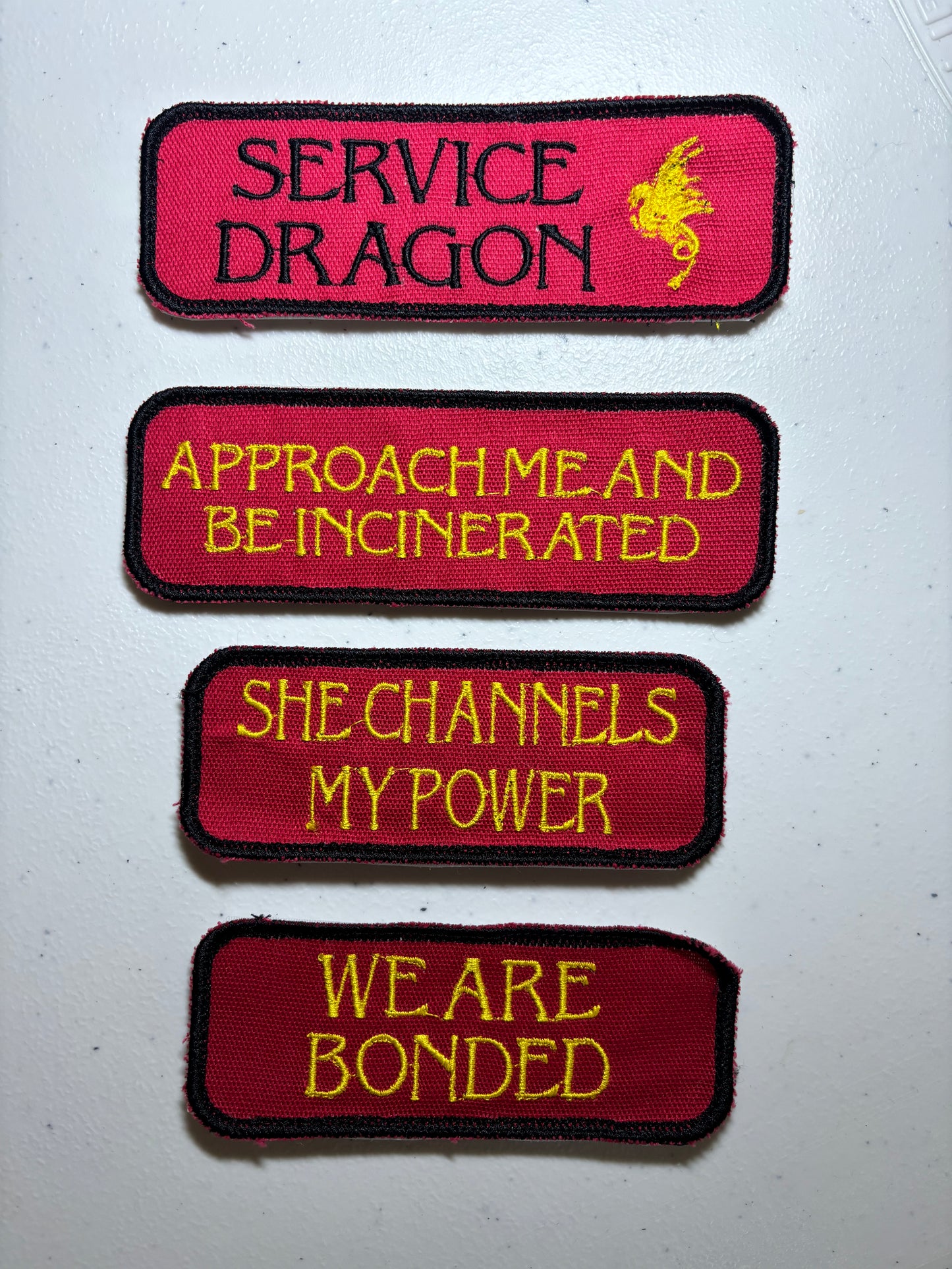 Dragon Themed Patch Set